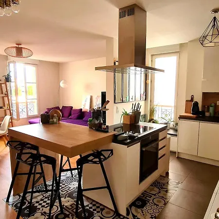 Beautiful Duplex, Quiet, 15 Min From Montparnasse Apartamento *