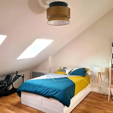 Beautiful Duplex, Quiet, 15 Min From Montparnasse Apartamento